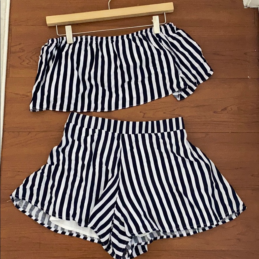 Aqua Brand Shorts Set Aqua Brand Shorts Set